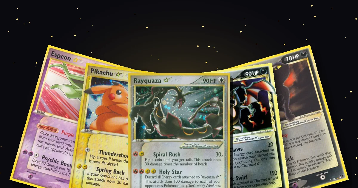 All Gold Star Pokémon Cards: The Full List and the Most Expensive