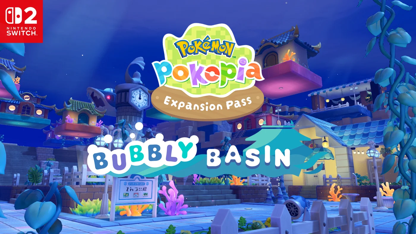 Pokémon Pokopia: Bubbly Basin DLC and Version 2.0.0 Patch Notes
